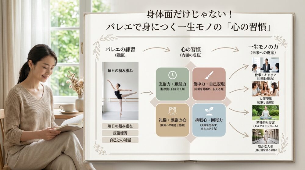 身体面だけじゃない!バレエで身につく一生モノの「心の習慣」