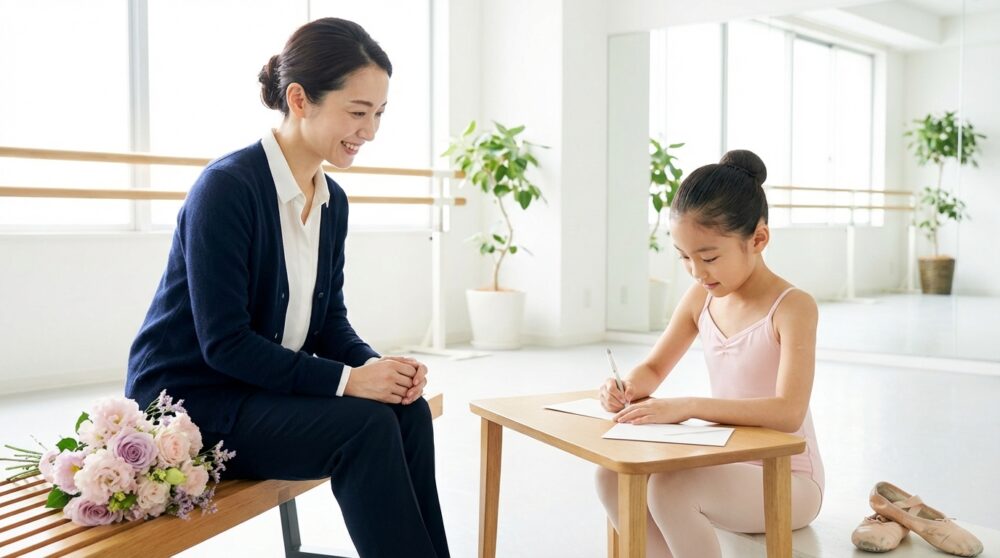 バレエの先生へのお礼！封筒の書き方と表書きのマナーを5つのステップで解説