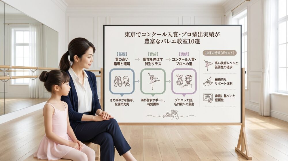 東京でコンクール入賞・プロ輩出実績が豊富なバレエ教室10選