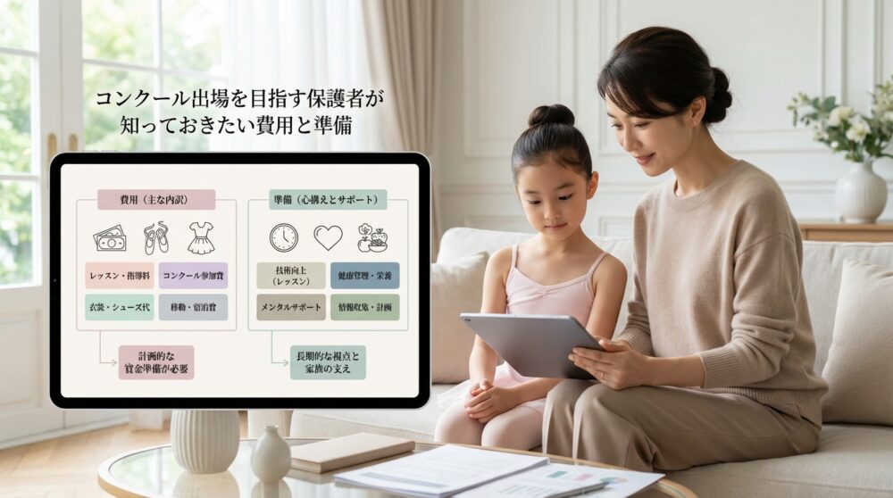 コンクール出場を目指す保護者が知っておきたい費用と準備