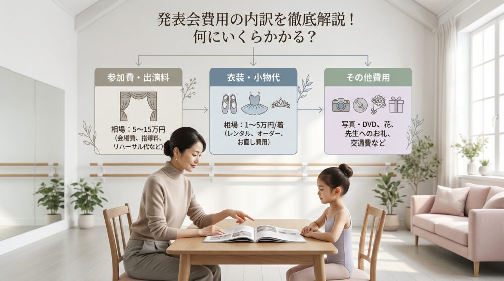 発表会費用の内訳を徹底解説！何にいくらかかる？