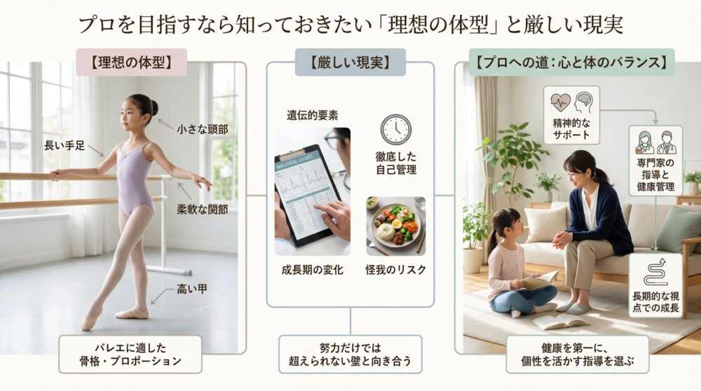プロを目指すなら知っておきたい「理想の体型」と厳しい現実