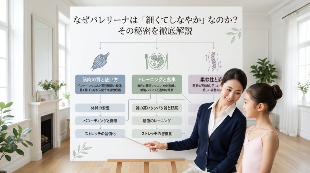 なぜバレリーナは「細くてしなやか」なのか？その秘密を徹底解説