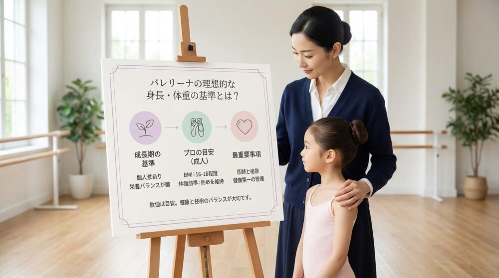 バレリーナの理想的な身長・体重の基準とは？