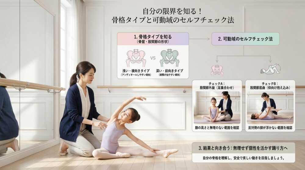 自分の限界を知る!骨格タイプと可動域のセルフチェック法