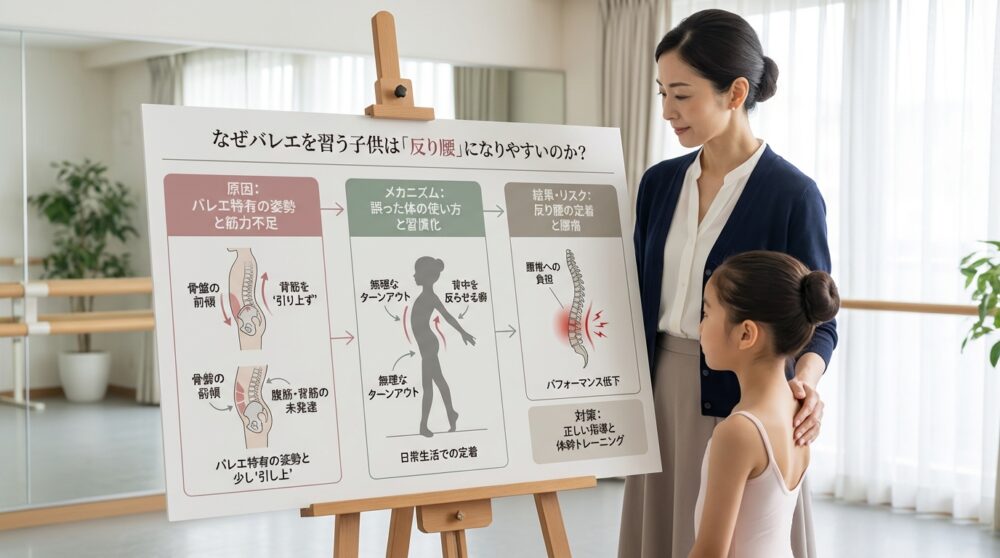 なぜバレエを習う子供は「反り腰」になりやすいのか?