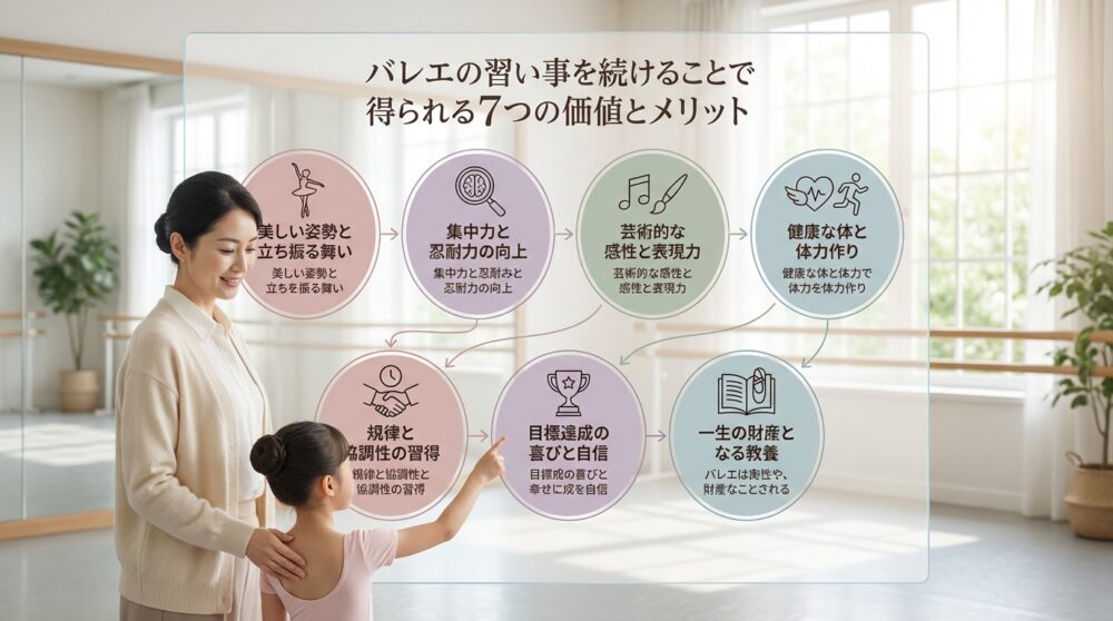 バレエの習い事を続けることで得られる7つの価値とメリット