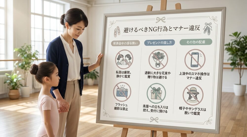 避けるべきNG行為とマナー違反