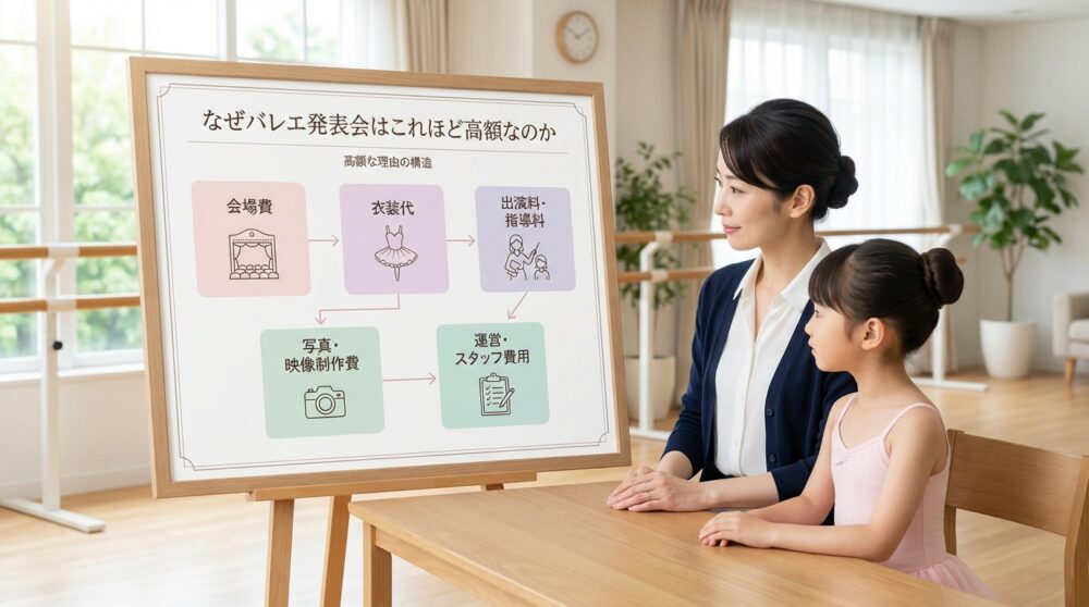 なぜバレエ発表会はこれほど高額なのか