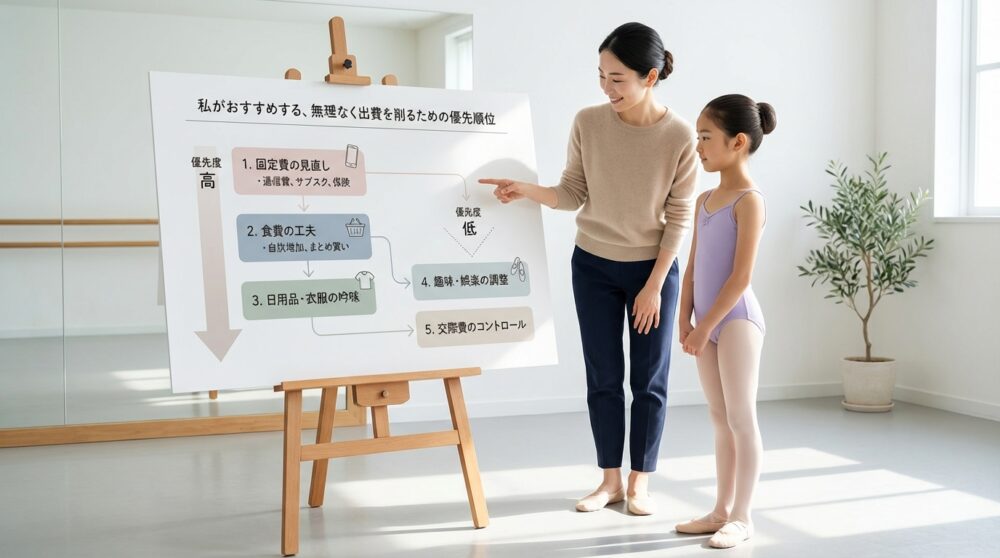 私がおすすめする、無理なく出費を削るための優先順位