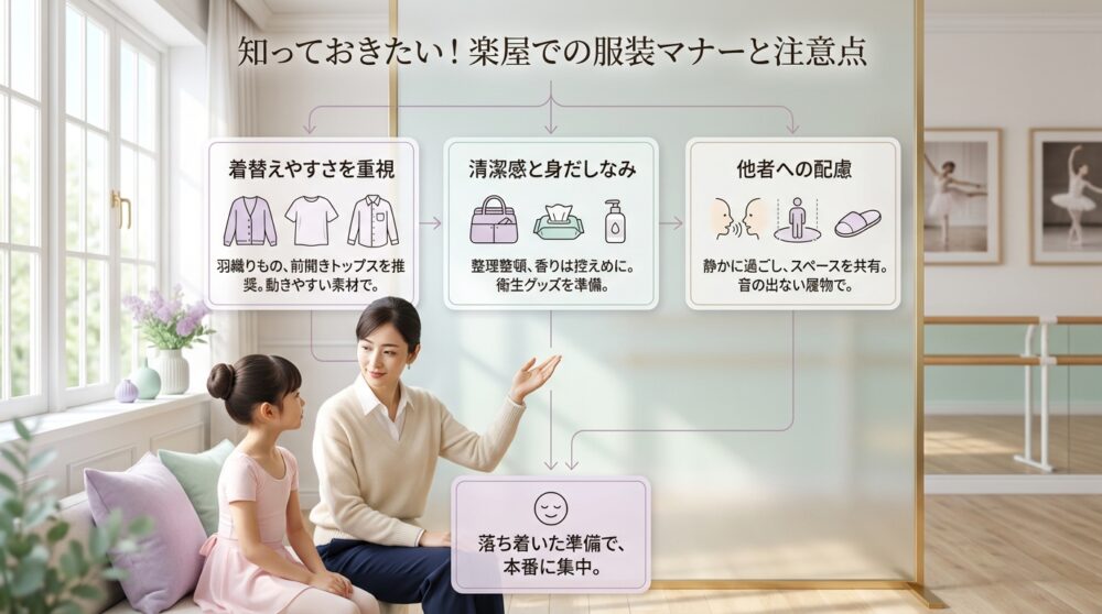 知っておきたい！楽屋での服装マナーと注意点