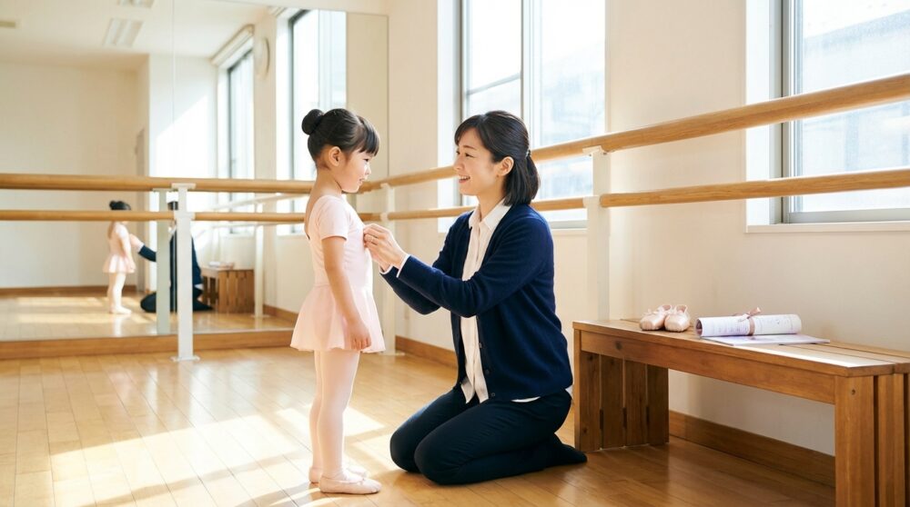 バレエ発表会３歳初めての解説イメージ