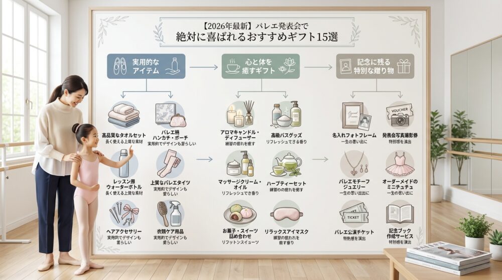 バレエ発表会おすすめギフト