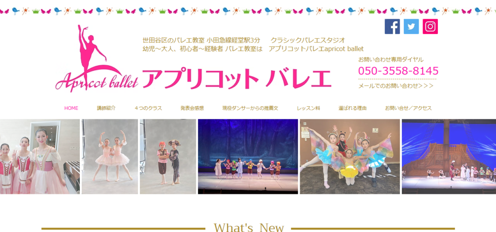 アプリコットバレエ｜経堂の公式サイト