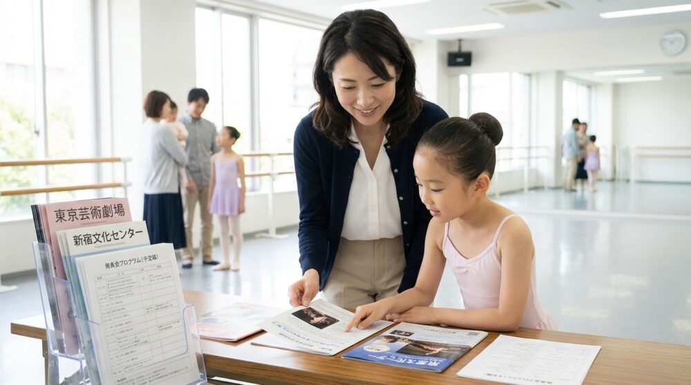 バレエ発表会会場選びの解説イメージ
