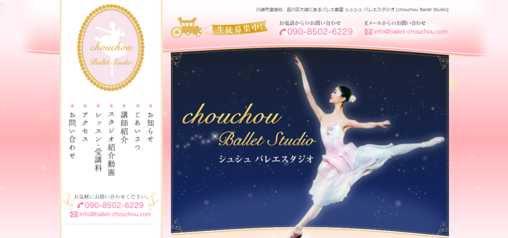 シュシュ バレエスタジオ 大崎校の公式サイト
