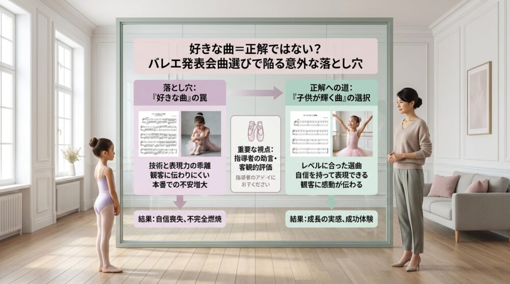 好きな曲＝正解ではない？バレエ発表会曲選びで陥る意外な落とし穴