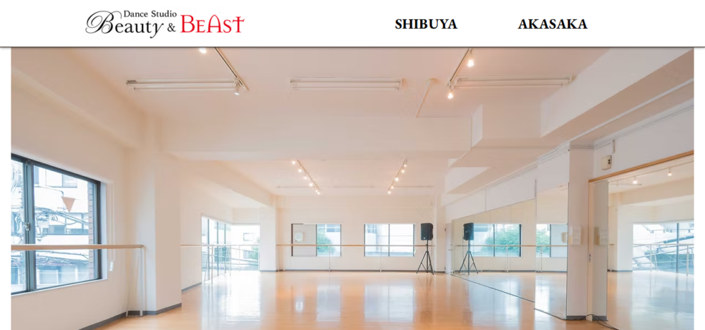 Dance Studio Beauty&Beast AKASAKAの公式サイト