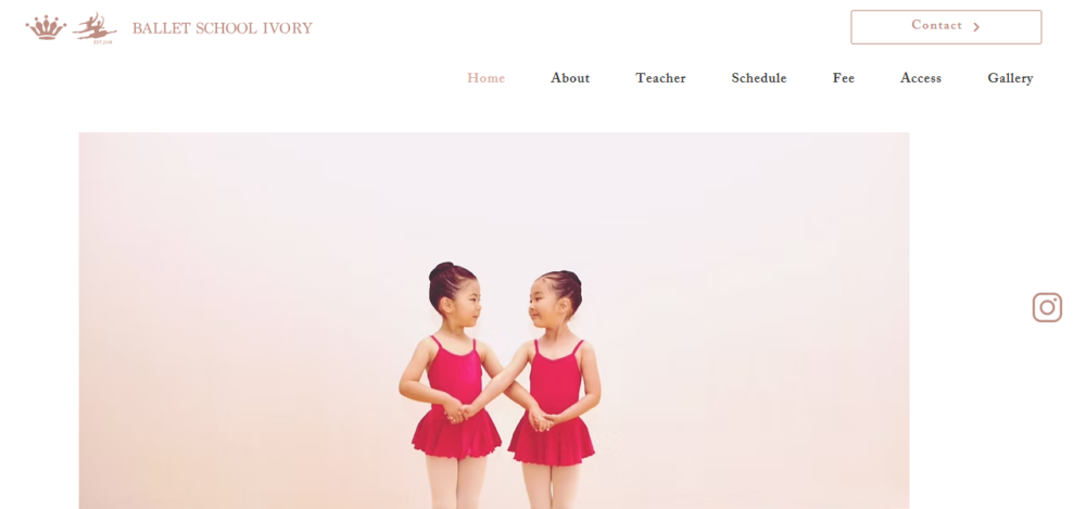 BALLET SCHOOL IVORYの公式サイト