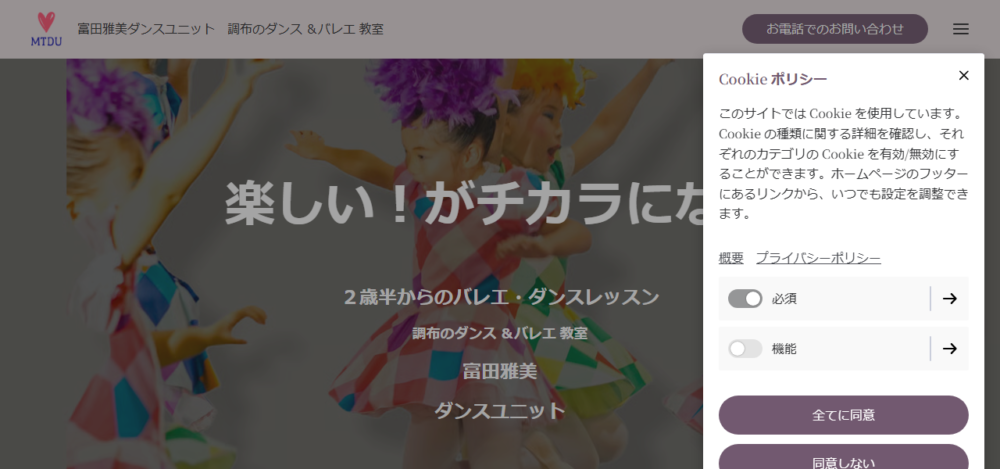 富田雅美バレエ＆ダンスユニットの公式サイト