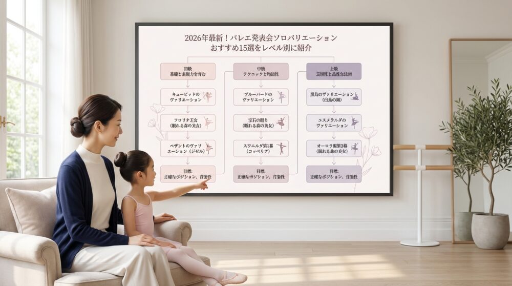 2026年最新！バレエ発表会ソロバリエーションおすすめ15選をレベル別に紹介