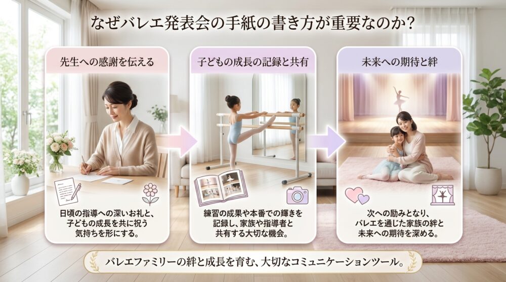 なぜバレエ発表会の手紙の書き方が重要なのか？