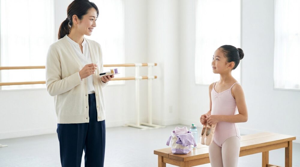 バレエ発表会親の手伝い内容の解説イメージ